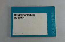 Operating instructions / manual Audi 50 LS + GL from 05/1974