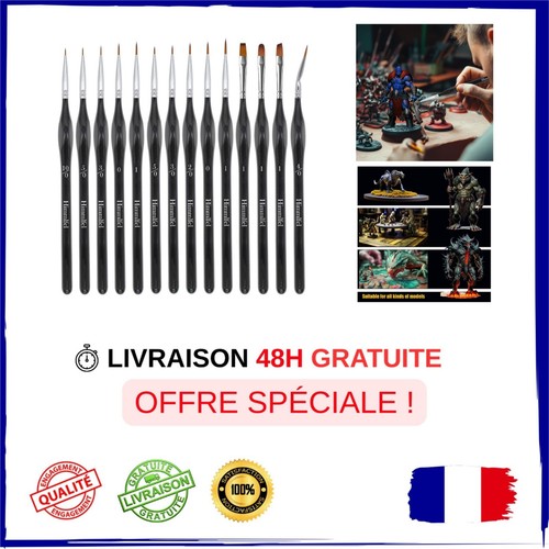 Lot pinceaux fins - lot,
