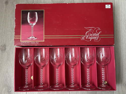 Lot verre vin rouge - 6,