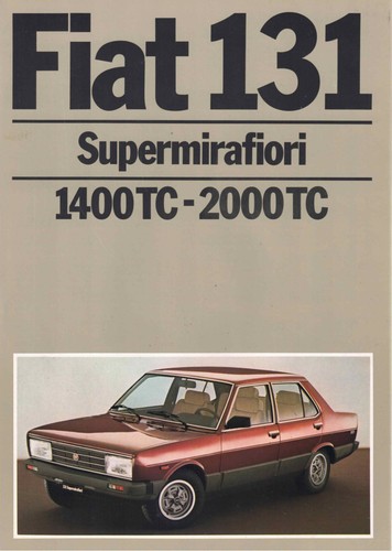 Catalogue brochure fiat 131 - catalogue,