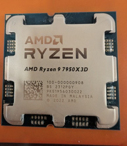 Amd ryzen 7950x3d cpu - amd, 9