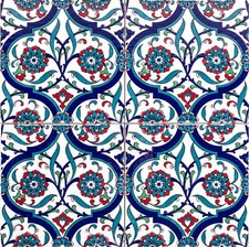 Carrelage Mural Iznik Turc Coloré 20x20 cm Idéal pour Dosseret De Cuisine-Toygar