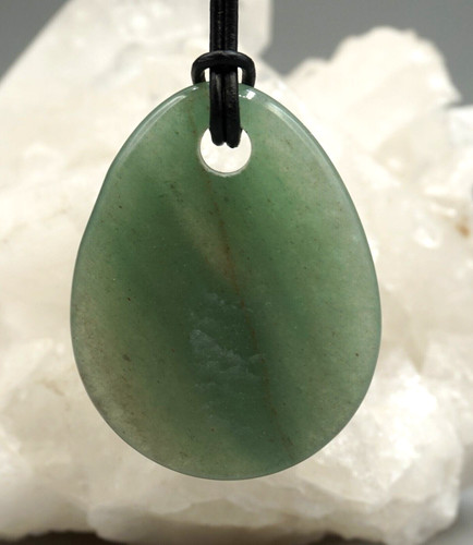 Pendentif aventurin grand plat - aventurin,