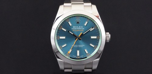 Rolex milgauss blue - rolex,
