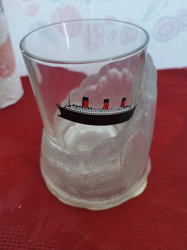 Verre vintage paquebot - vintage,