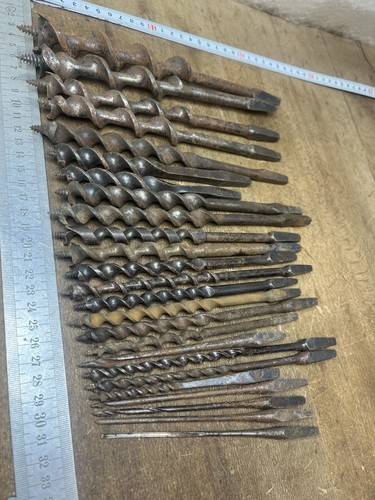 Lot mèches anciens outil - 25,