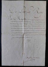[LOUIS XVI] MARÉCHAL COMTE DE