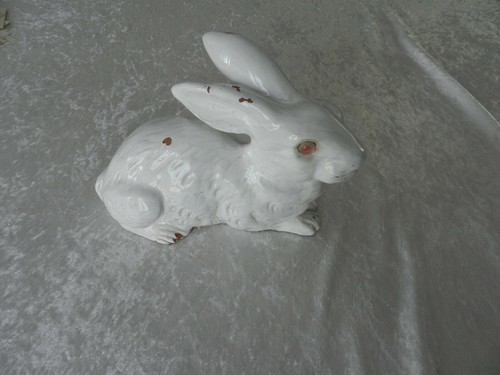 Déco jardin ancien lapin - déco, de
