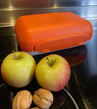 Lunch box en plastique orange