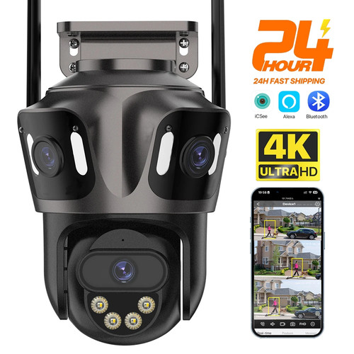 Caméra wifi ptz - 4k,
