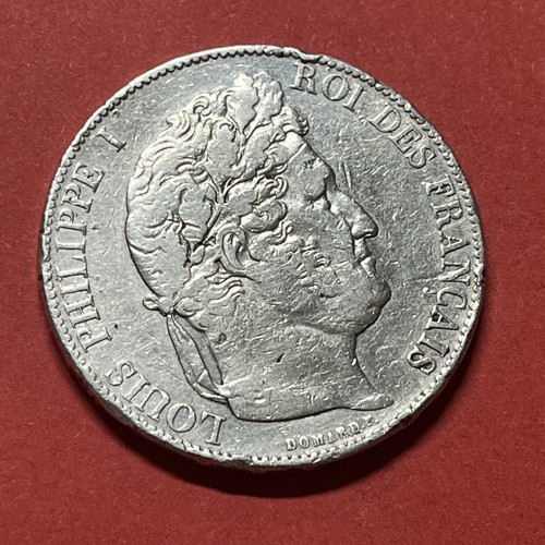 Pièce argent francs - 5, louis