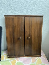 Ancienne Boîte À Clef Bois Petite Armoire Deco Retro 