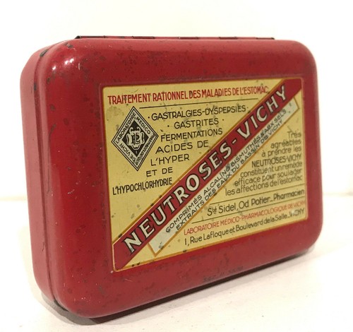 Ancienne boite publicitaire - ancienne,