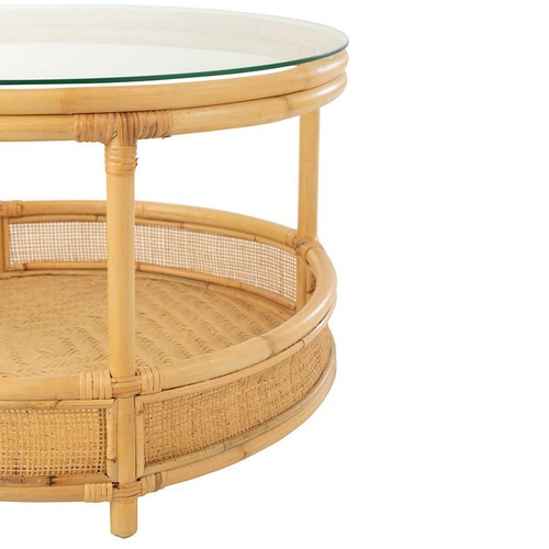 Table basse rotin - table,