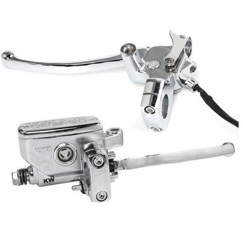 Chrome paire 25mm moto - chrome,