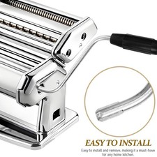 Machine à Pâtes Manuelle Avec Manivelle Et Support D'accessoires