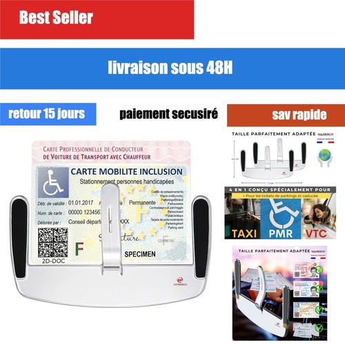 Porte carte pare brise voiture - pare-brise,