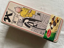Boite de biscuits DELACRE métal TINTIN Le petit vingtième Le lotus bleu pousse