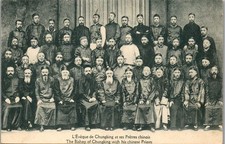 CHINA - The Bishop of Chungking and His Chinese Priests