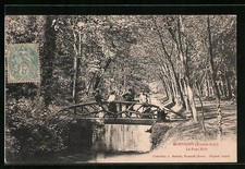 Old postcard Montigny, le Pont Noir 1906 