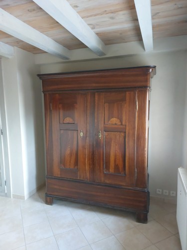 Ancienne armoire bois noyer - ancienne,