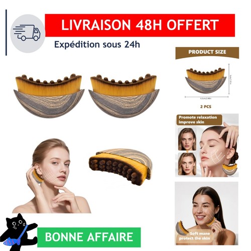 Brosse drainage lymphatique - brosse,