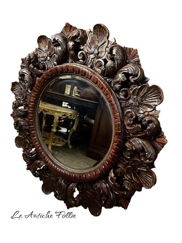Miroir ancien bois - ancien, en