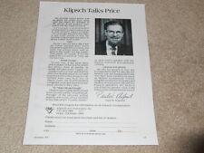 Klipsch Klipschorn Ad, Paul En