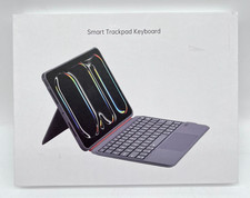 Smart Wireless Rechargeable Trackpad Keyboard Case For iPad Pro 11" - Gray