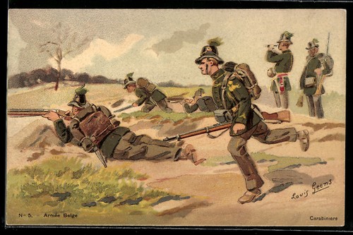 Carte postale artiste armée - carte,