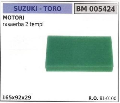 Filtre air toro pour - d'air,