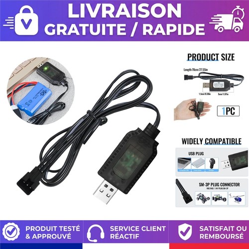 Câble chargeur usb pour - sm-3p,