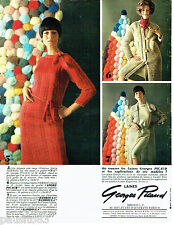 PUBLICITE ADVERTISING 056  1965  Laines  Georges Picaud