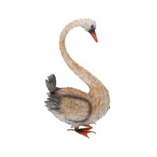Cygne En Fer De Jardin Style