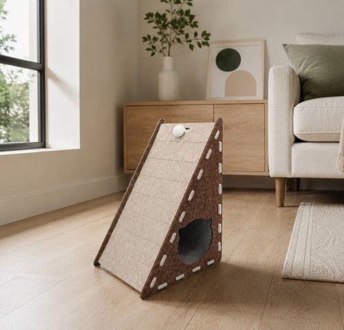Maison griffoir pour chat - , en