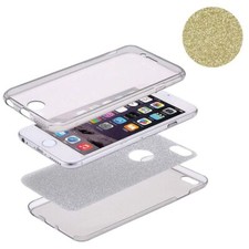Full Étui TPU pour Apple IPHONE 6s Plus Housse Tél. Portable Scintillant or Neuf