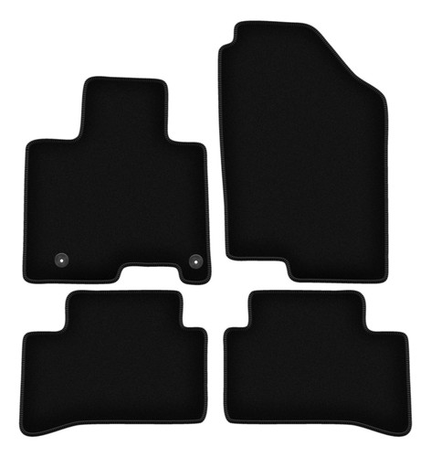 Tapis sol velours noir - sol,