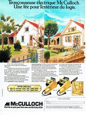 Advertising 038 1979 McCulloch Electric Chainsaw