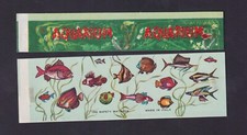Antique Match Tag Italy BN1735216 Fish Aquarium