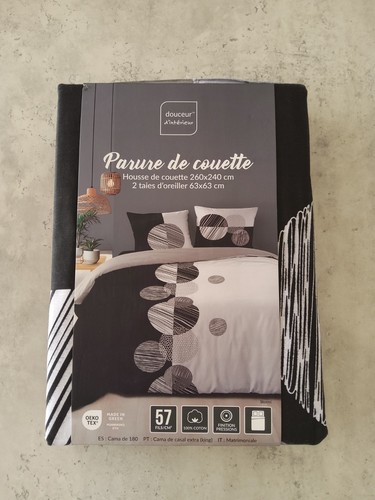 Parure couette 260x240 cm - parure,