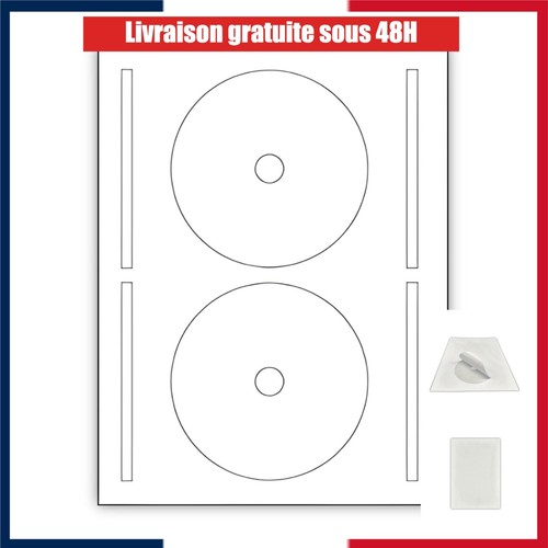 100 étiquettes dvd - 100,