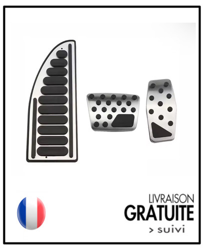 Pédalier repose pied alu - alu, pour