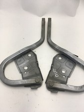 Pair Of Silver Bonnet Hinge In Silver From a Mini R50 R52 R53 01-06