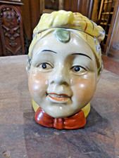 Ceramic Tobacco Pot Slipper "JEUNE FILLE DES ILES"