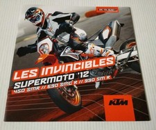 KTM 450 SMR 690 SMC R 990SMR de 2012 Prospectus Catalogue Brochure Moto