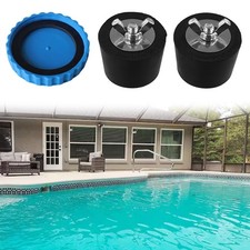 Kit fermeture piscine hiver essentiel 2 bouchons (38 mm) et 1 housse pour mois f