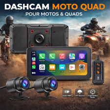 Dashcam Moto Quad CarPlay et