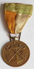 Médaille ancienne en Bronze "Clés croisées et Ancre marqué ALGER",  à identifier