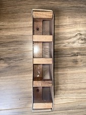 IKEA Molger 11" hook rack designed by Richard Clack walnut wood wall mount