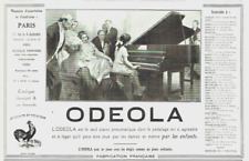 publicité Advertising  AD 0123 1926  Odeoa  piano pneumatique à pédales